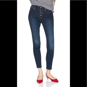 J. Crew Mercantile Highrise Skinny Button Jeans 32